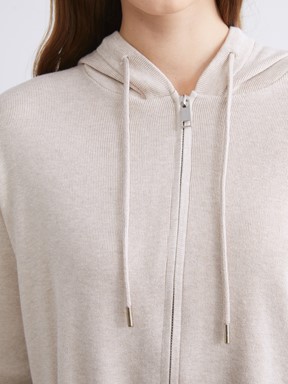 Fermuarlı Sweatshirt AÇIK BEJ