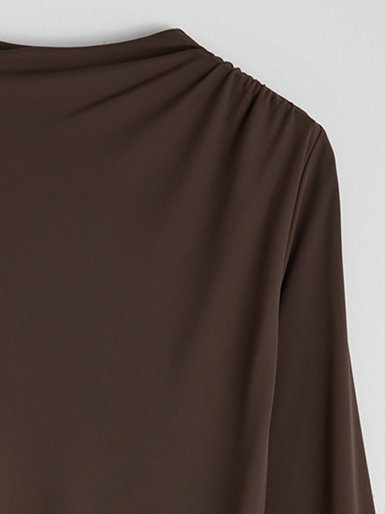 Elbise KOYU KAHVERENGİ