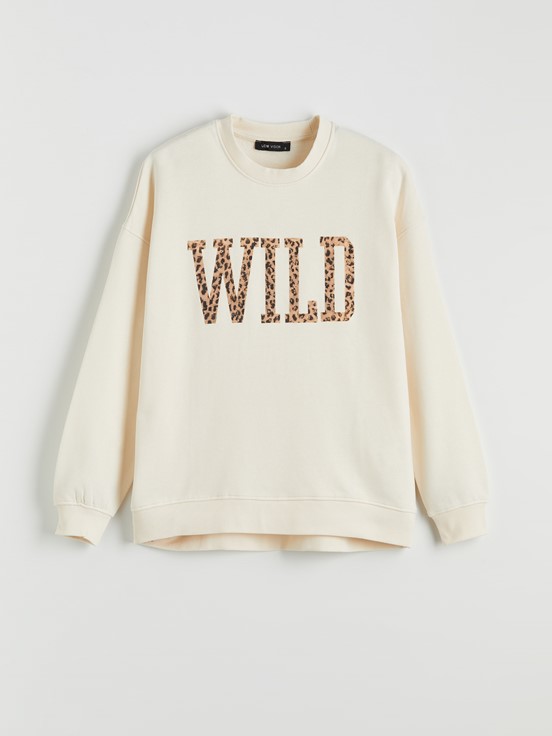 Sweatshirt KREM RENGİ