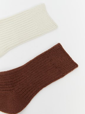 Soket Çorap AÇIK BEJ MELANJ