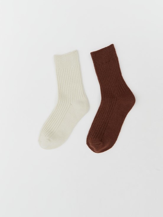 Soket Çorap AÇIK BEJ MELANJ