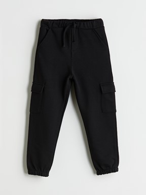 Beli Lastikli Erkek Çocuk Jogger Eşofman Altı ANTRASİT