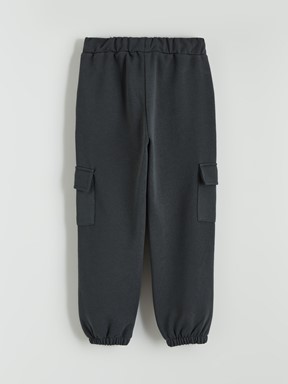 Beli Lastikli Erkek Çocuk Jogger Eşofman Altı ANTRASİT