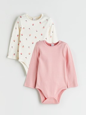 Çıtçıtlı Body EKRU BASKILI