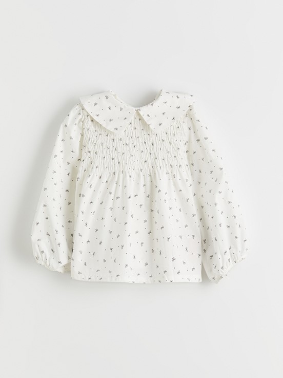 Gömlek EKRU BASKILI