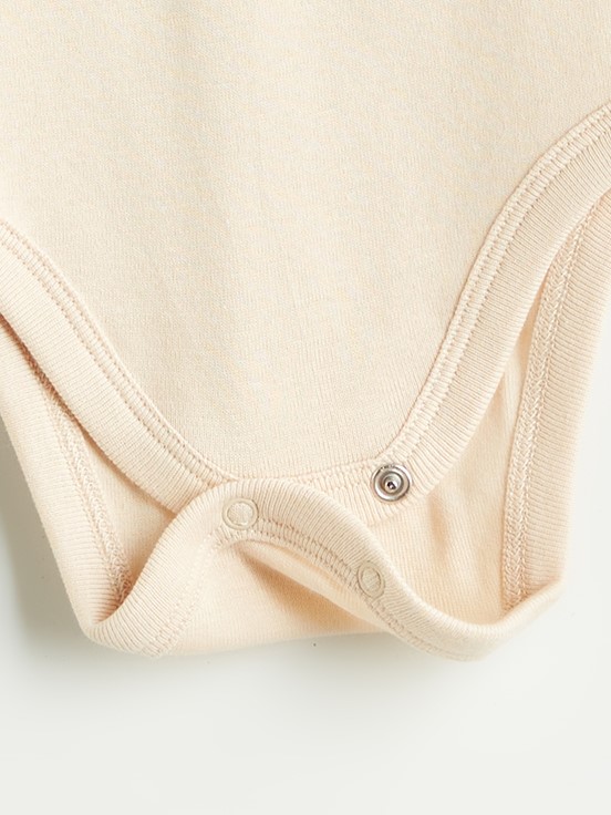 Çıtçıtlı Body EKRU BASKILI