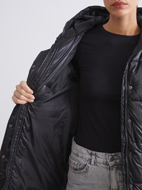 Şişme Mont YENİ SİYAH