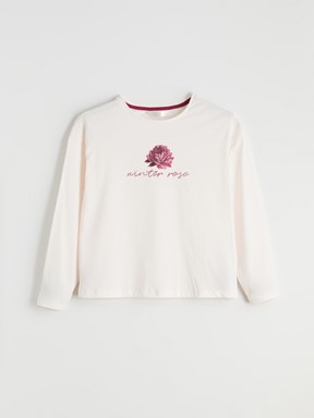 Pijama Takım KOYU KIRMIZI BASKILI