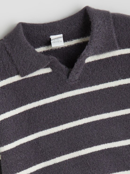 Kazak ANTRASİT ÇİZGİLİ