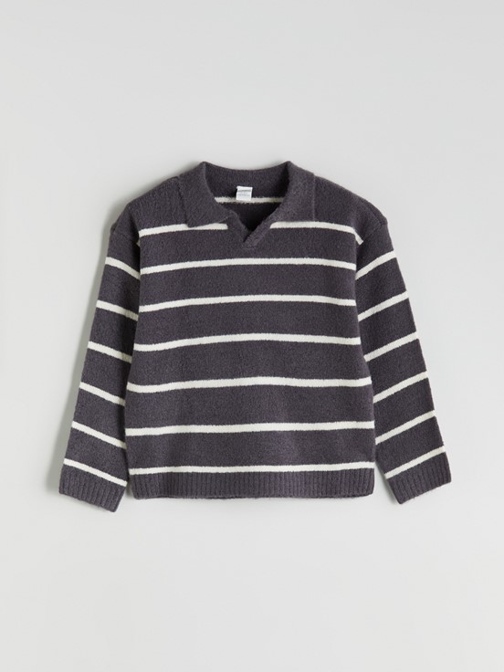 Kazak ANTRASİT ÇİZGİLİ