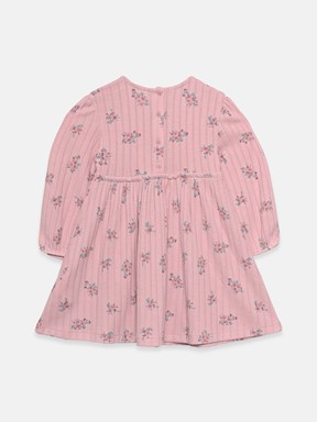 Elbise PEMBE BASKILI