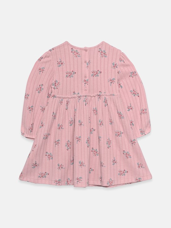 Elbise PEMBE BASKILI