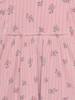 Elbise PEMBE BASKILI