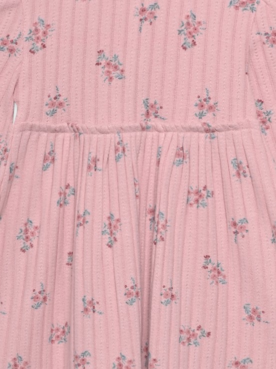 Elbise PEMBE BASKILI