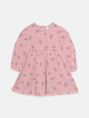 Elbise PEMBE BASKILI