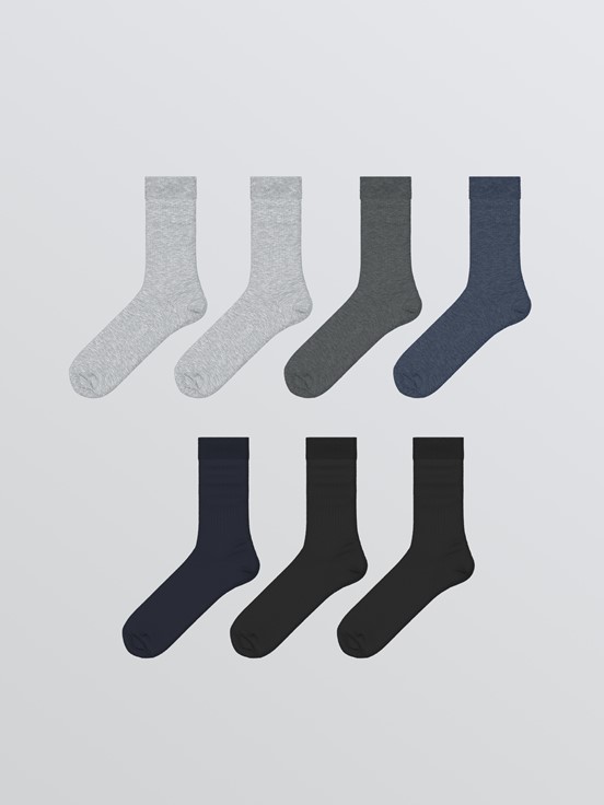 Soket Çorap KARIŞIK RENK İPLİĞİ BOYALI