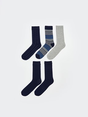 Soket Çorap KARIŞIK RENK İPLİĞİ BOYALI