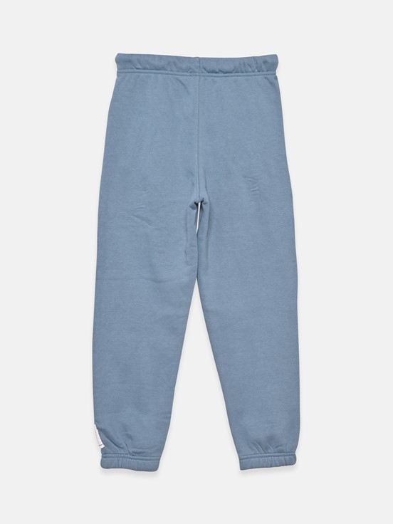 Beli Lastikli Basic Erkek Çocuk Jogger Eşofman Altı MAT MAVİ