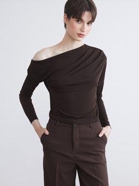 Bluz KOYU KAHVERENGİ