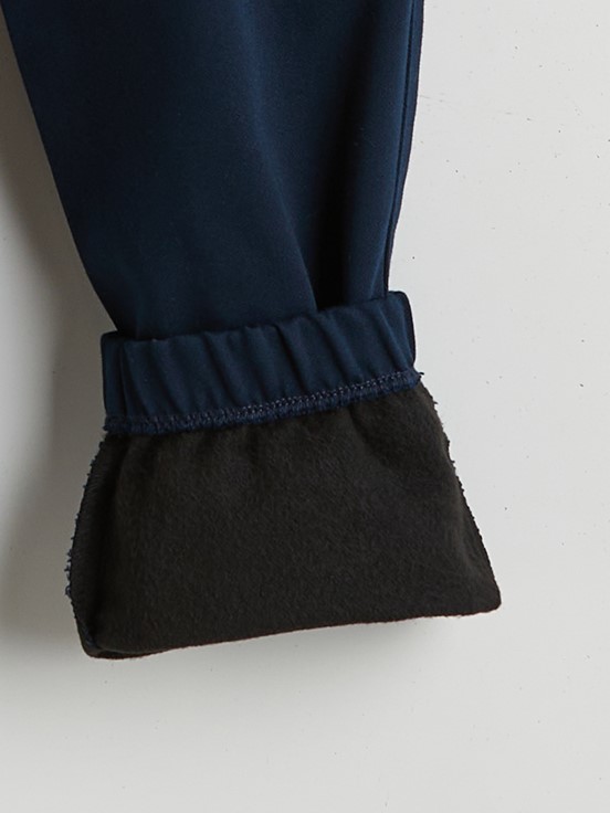 Beli Lastikli Erkek Çocuk Jogger Pantolon YENİ LACİVERT