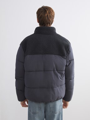 Şişme Mont KOYU GRI