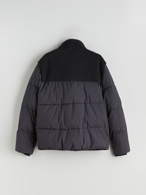 Şişme Mont KOYU GRI