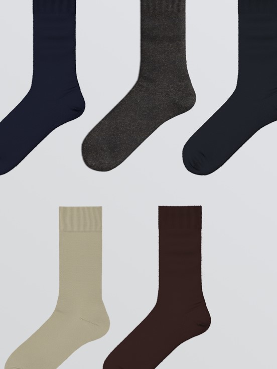 Soket Çorap KARIŞIK RENK İPLİĞİ BOYALI