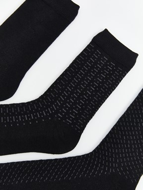 Soket Çorap KARIŞIK RENK İPLİĞİ BOYALI