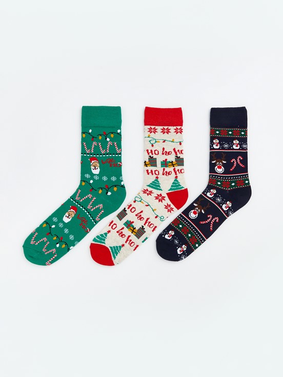 Soket Çorap KARIŞIK RENK İPLİĞİ BOYALI