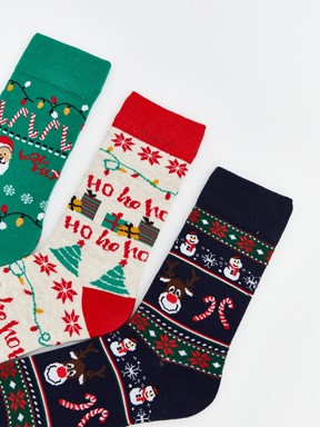 Soket Çorap KARIŞIK RENK İPLİĞİ BOYALI