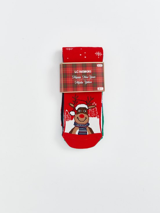 Soket Çorap KARIŞIK RENK İPLİĞİ BOYALI