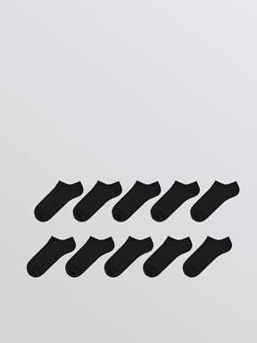 Sneaker Çorap KARIŞIK RENK İPLİĞİ BOYALI