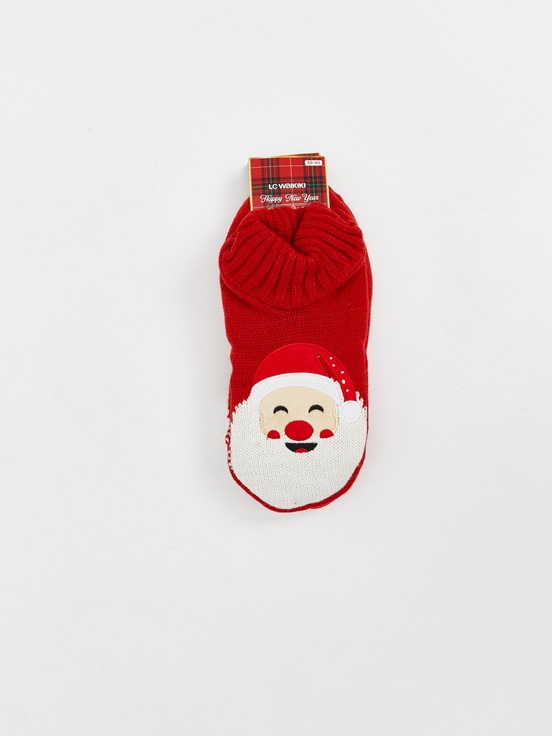 Ev Çorabı CANLI KIRMIZI