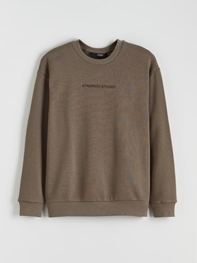 Sweatshirt AÇIK KAHVERENGİ