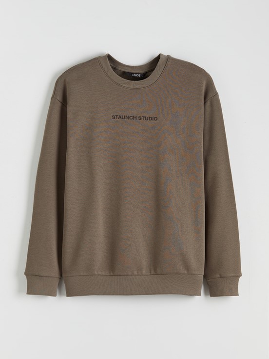 Sweatshirt AÇIK KAHVERENGİ