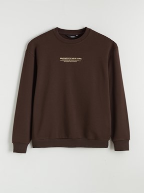 Sweatshirt KAHVERENGİ