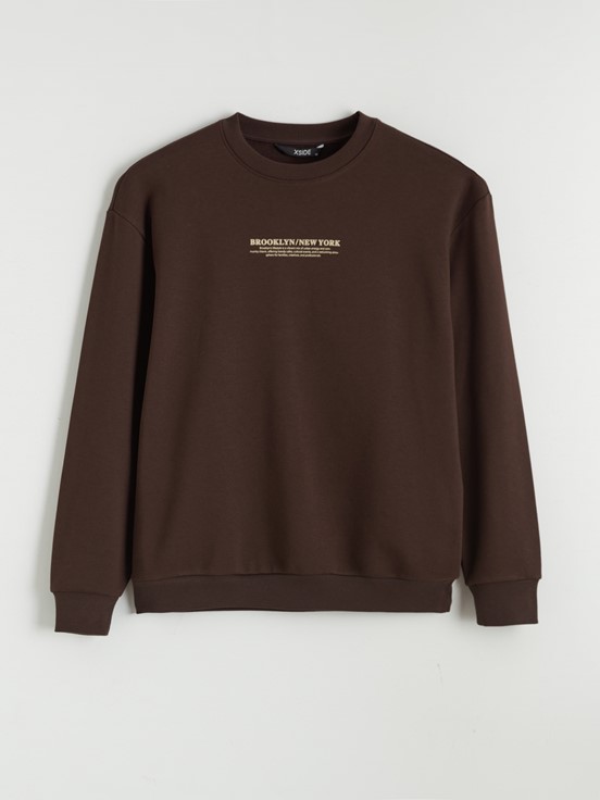 Sweatshirt KAHVERENGİ