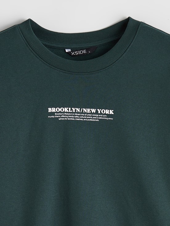 Sweatshirt KOYU YEŞİL