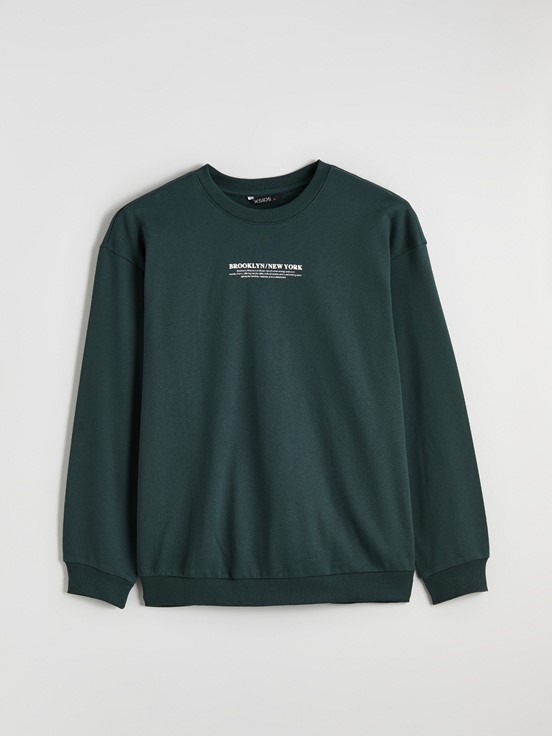 Sweatshirt KOYU YEŞİL