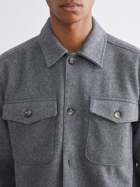 Gömlek Ceket GRİ