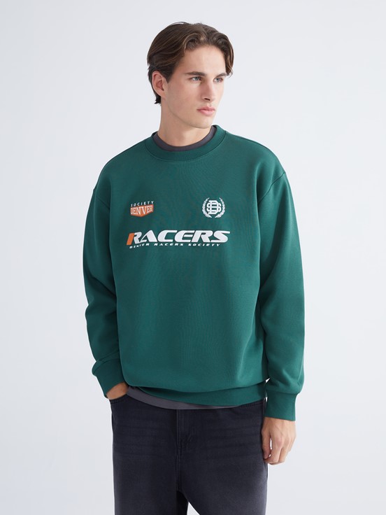 Sweatshirt KOYU YEŞİL