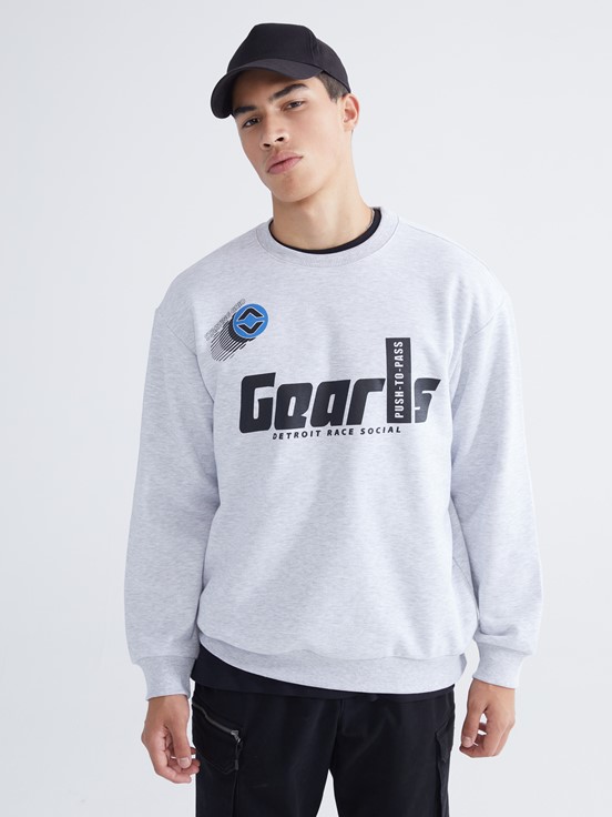 Sweatshirt GRİ MELANJ