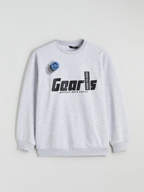 Sweatshirt GRİ MELANJ