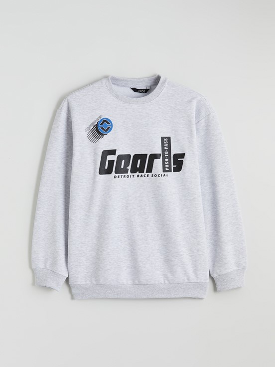 Sweatshirt GRİ MELANJ