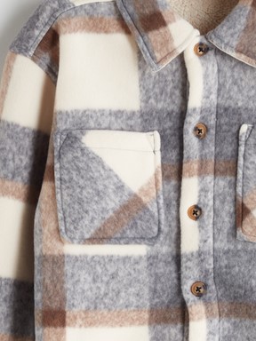 Gömlek Ceket GRİ EKOSELİ