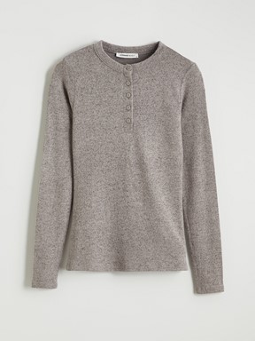 Tişört BORDO MELANJ