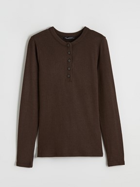 Tişört BORDO MELANJ