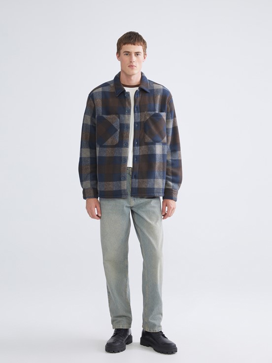 Gömlek Ceket LACİVERT EKOSELİ