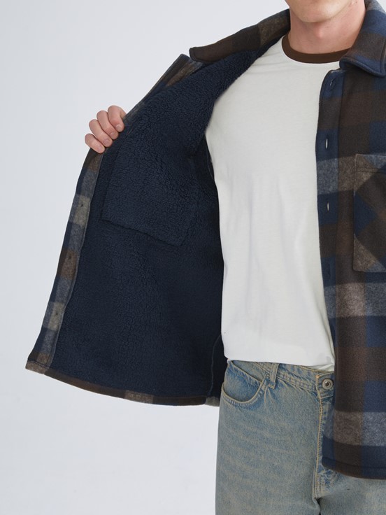 Gömlek Ceket LACİVERT EKOSELİ