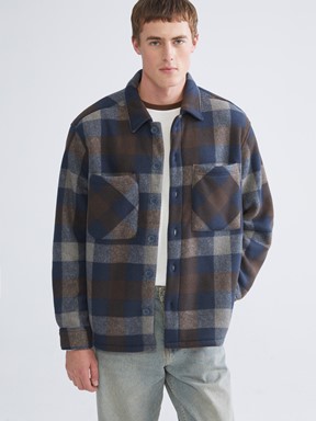 Gömlek Ceket LACİVERT EKOSELİ